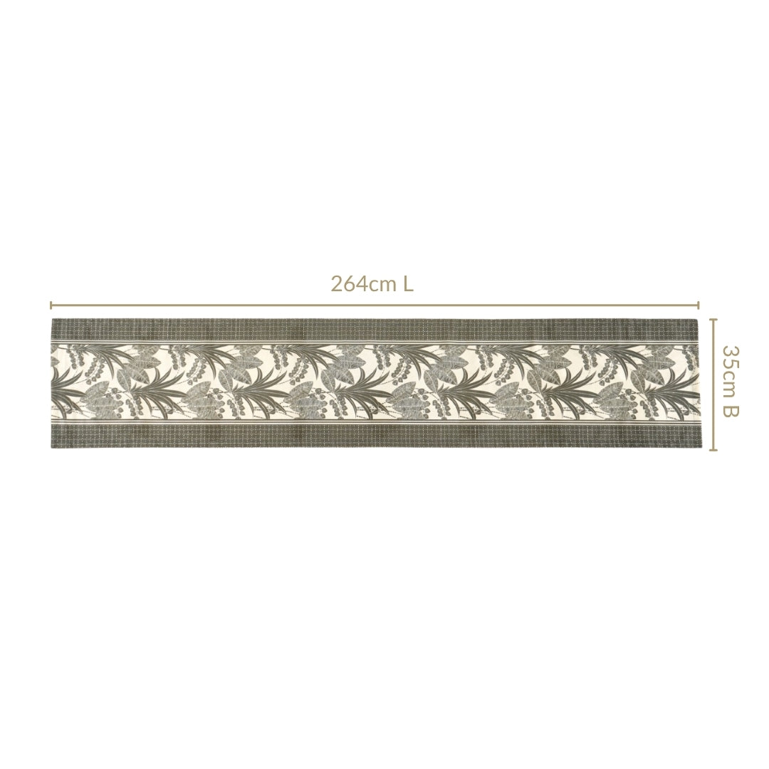 Palm Grove Water Resistant 8 Seater Runner 264x35cm Nestasia