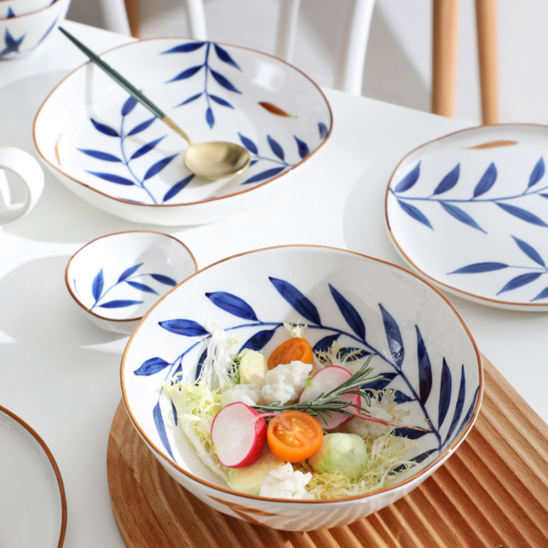 Palm Leaf Bowls Nestasia
