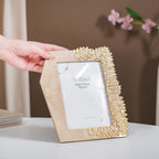 Fern Designer Photo Frame Gold 9"x7.5" Nestasia