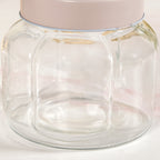 Panelled Jar With Lid Set Of 4 1000ml Nestasia