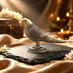 Brass Lightweight Parrot Figurine (2.8 Inch) Vedansh Craft