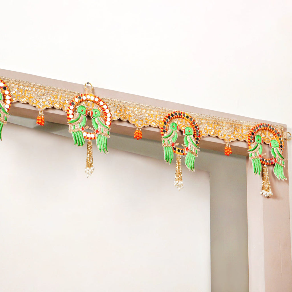Parrot Wall Hanging Banderwal For Gate Decoration Nestasia