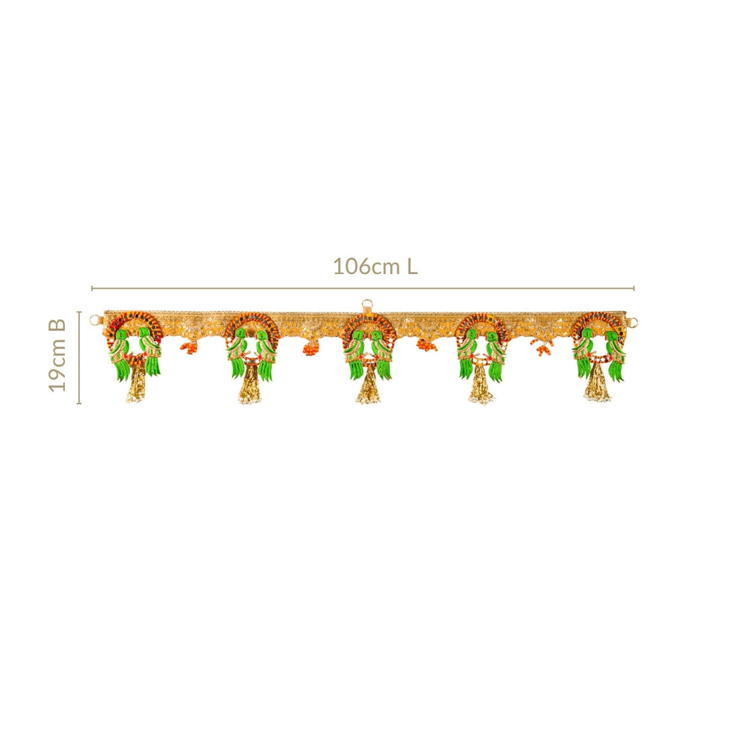 Parrot Wall Hanging Banderwal For Gate Decoration Nestasia
