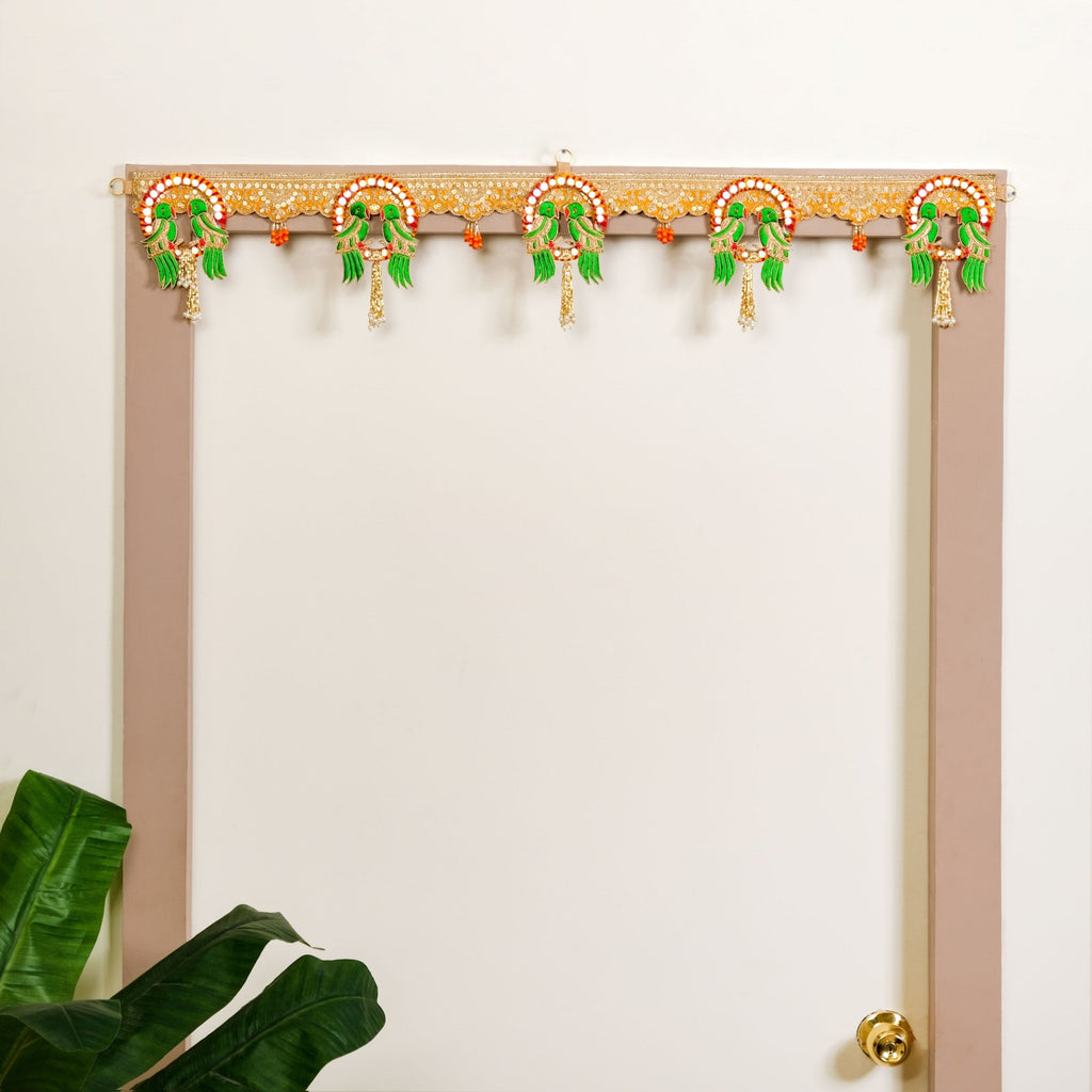 Parrot Wall Hanging Banderwal For Gate Decoration Nestasia