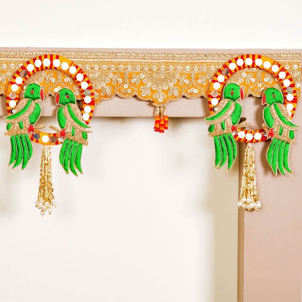 Parrot Wall Hanging Banderwal For Gate Decoration Nestasia