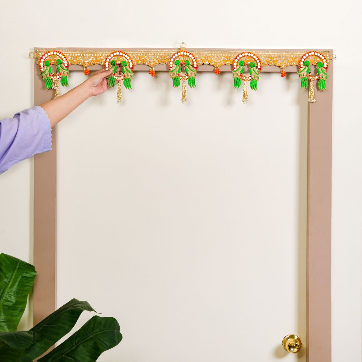 Parrot Wall Hanging Banderwal For Gate Decoration Nestasia