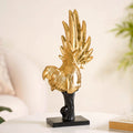 Elegant Macaw Showpiece Gold Nestasia