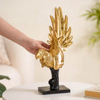 Elegant Macaw Showpiece Gold Nestasia
