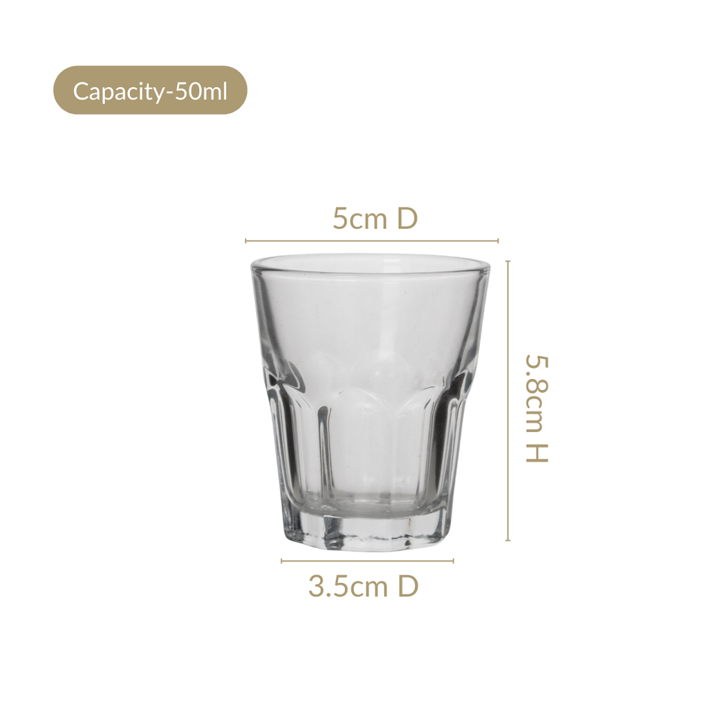Party Shot Glass Set Of 12 50ml Nestasia