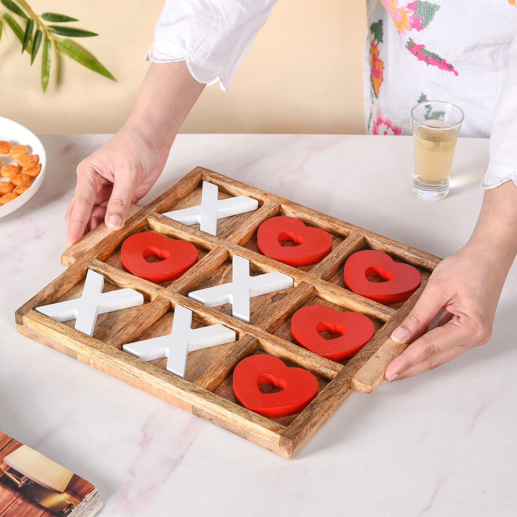 Hearts Tic Tac Toe Party Game Nestasia