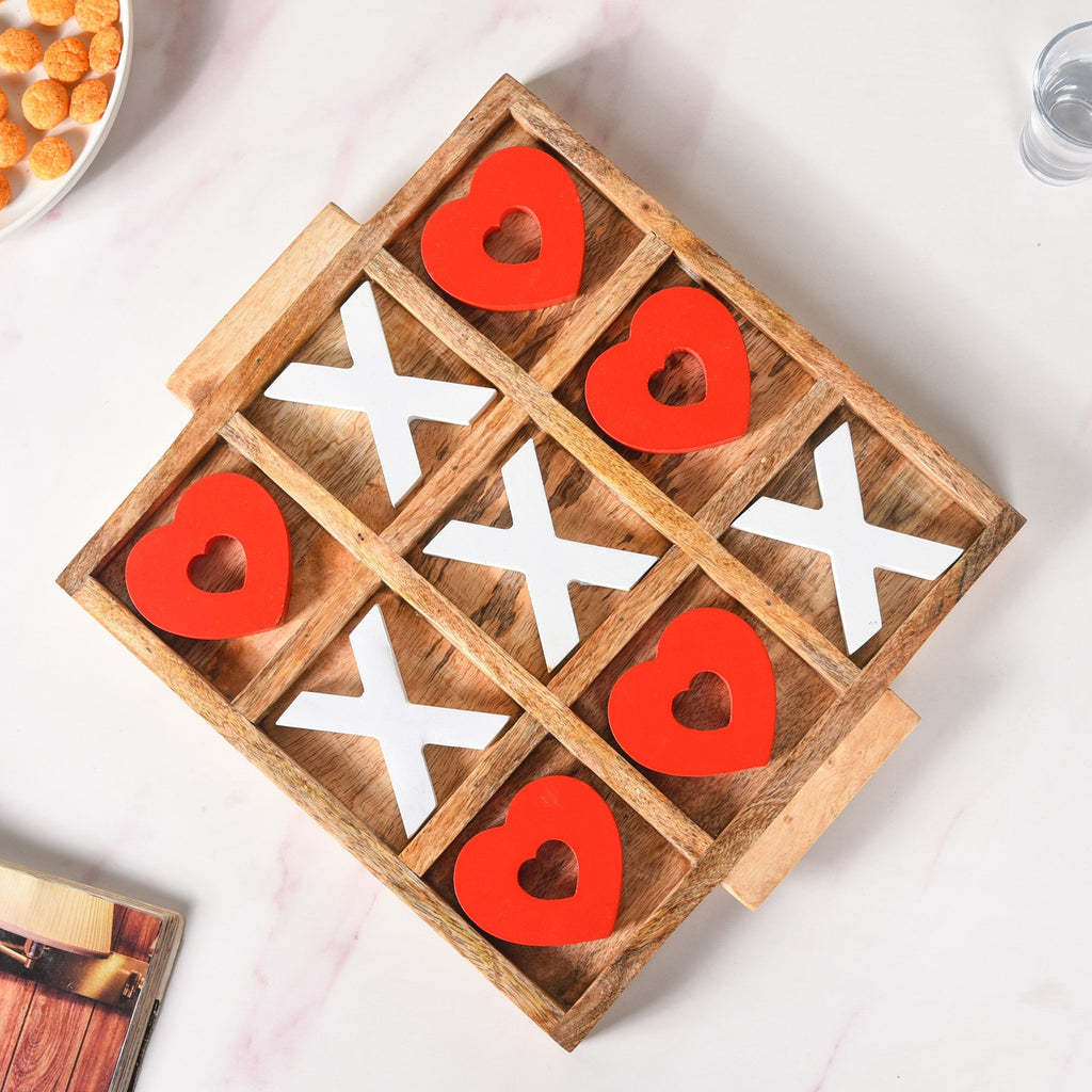 Hearts Tic Tac Toe Party Game Nestasia