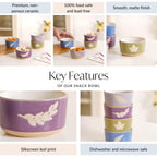 Monsoon Leaf Snack Bowl Set Of 4 180ml Nestasia