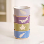 Monsoon Leaf Snack Bowl Set Of 4 180ml Nestasia