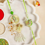 Pearl Meadow Rakhi And Lumba Gift Set Nestasia