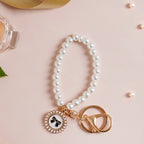 Pearl Perfection Keychain With Dual Hooks Nestasia