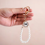 Pearl Perfection Keychain With Dual Hooks Nestasia
