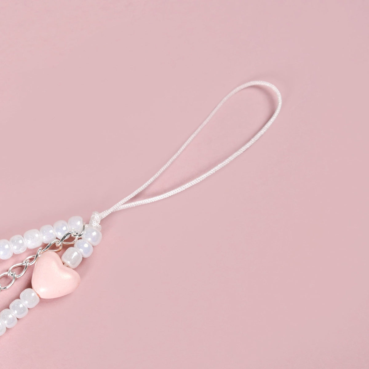 Pearl Stars And Hearts Phone Charm Nestasia