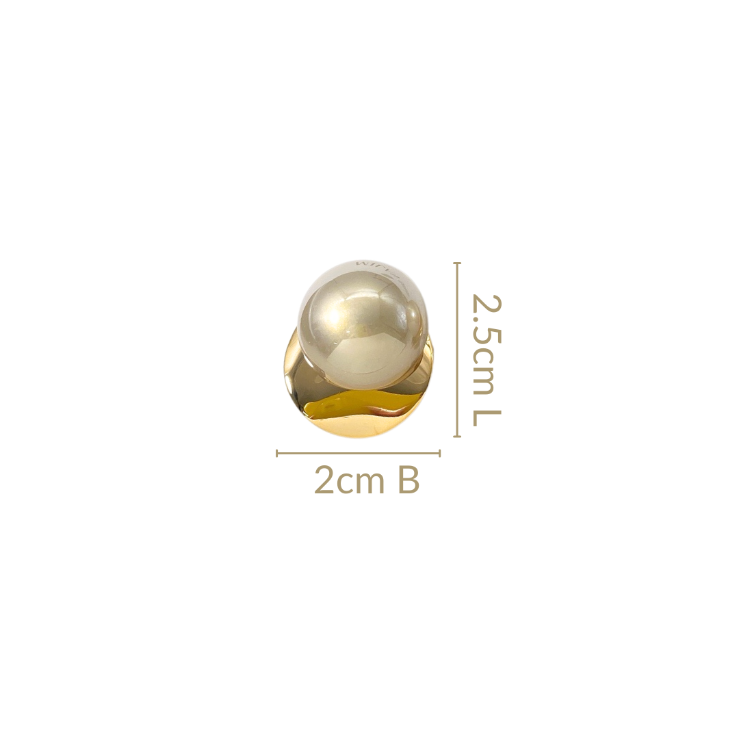 Pearl Stud Earrings Nestasia