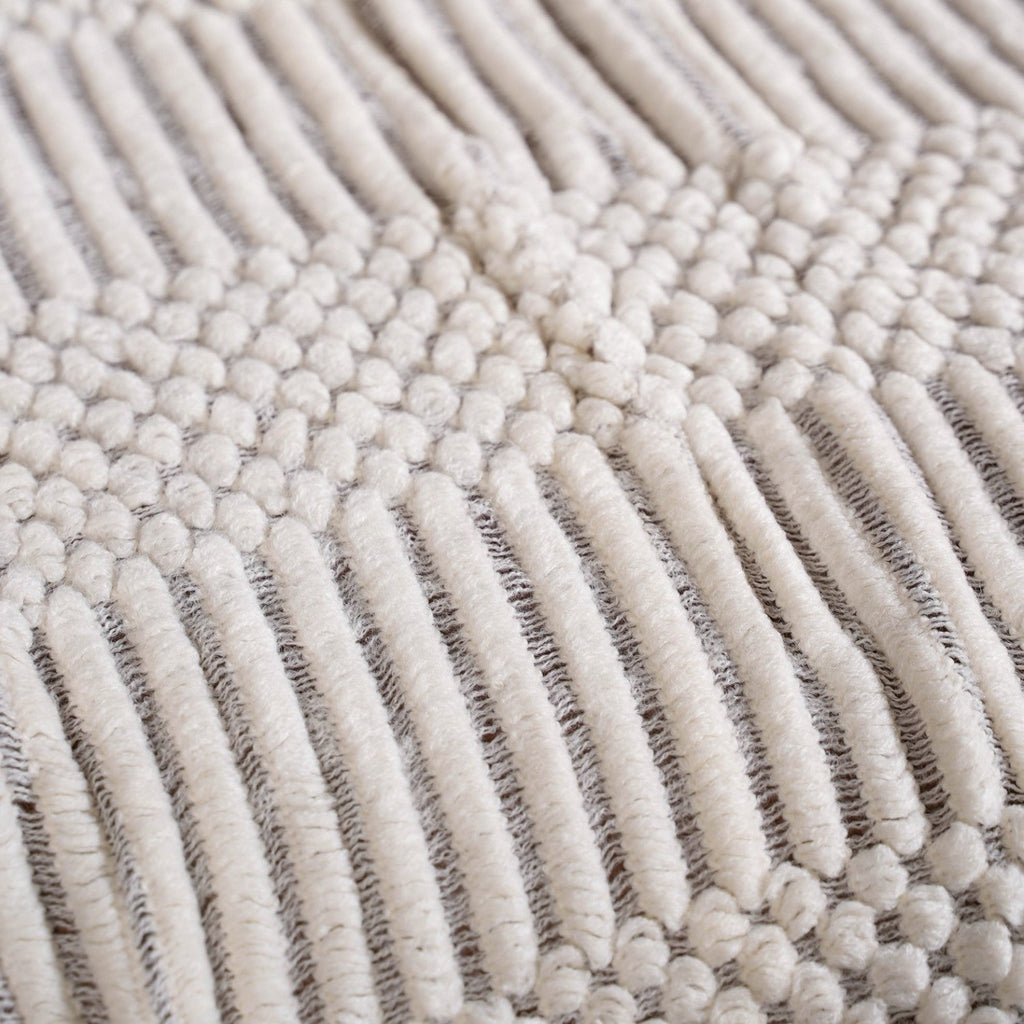 Pearl White Couch Throw Nestasia