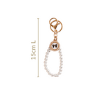 Pearl Perfection Keychain With Dual Hooks Nestasia