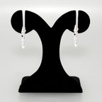 Pearls Galore Hoops Silver Nestasia