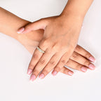 Pearly Leaves Golden Love Band Nestasia