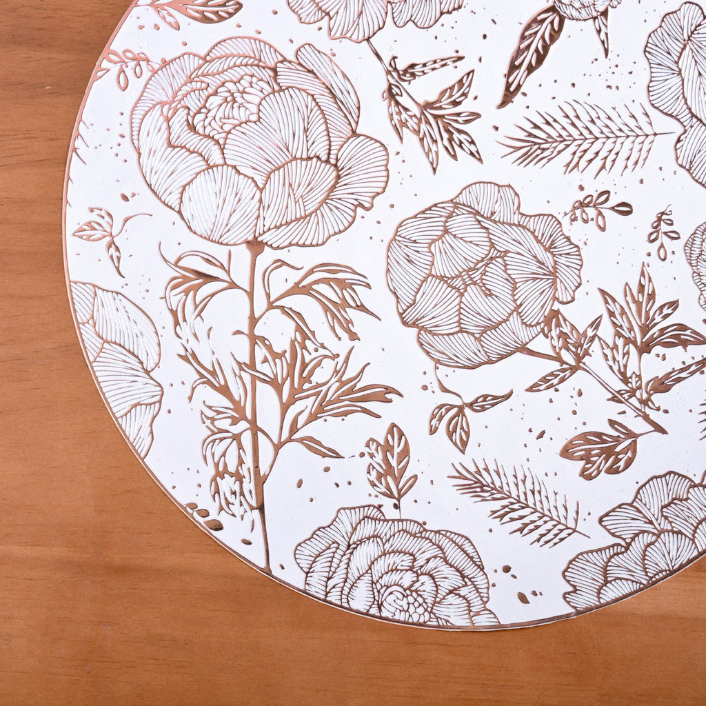 Peonies And Roses Placemat Set Of 6 Nestasia