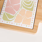 Perfectly Pastel Bamboo And Ceramic Platter 32x12cm Nestasia