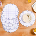 Periwinkle Embroidered Cotton Table Mat Lilac Set Of 6 Nestasia