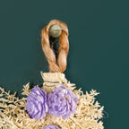 Sola Flowers And Corn Husk Leaves Organic Wall Hanging Set Of 2 Nestasia