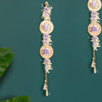 Sola Flowers And Corn Husk Leaves Organic Wall Hanging Set Of 2 Nestasia
