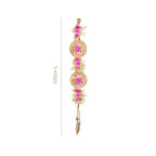Eco Friendly Sola Flowers Wall Hanging Pink Set Of 2 Nestasia