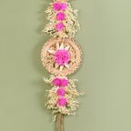 Eco Friendly Sola Flowers Wall Hanging Pink Set Of 2 Nestasia