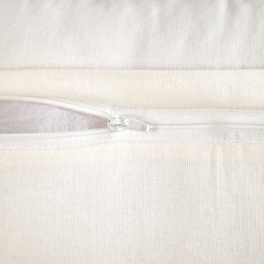 Petal Crest Embroidered Cotton Cushion Cover 50x36cm Nestasia