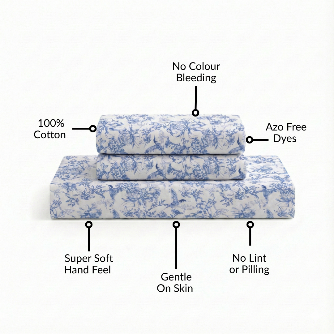 Petal Story Queen Size Bedding Set 254x229cm Nestasia