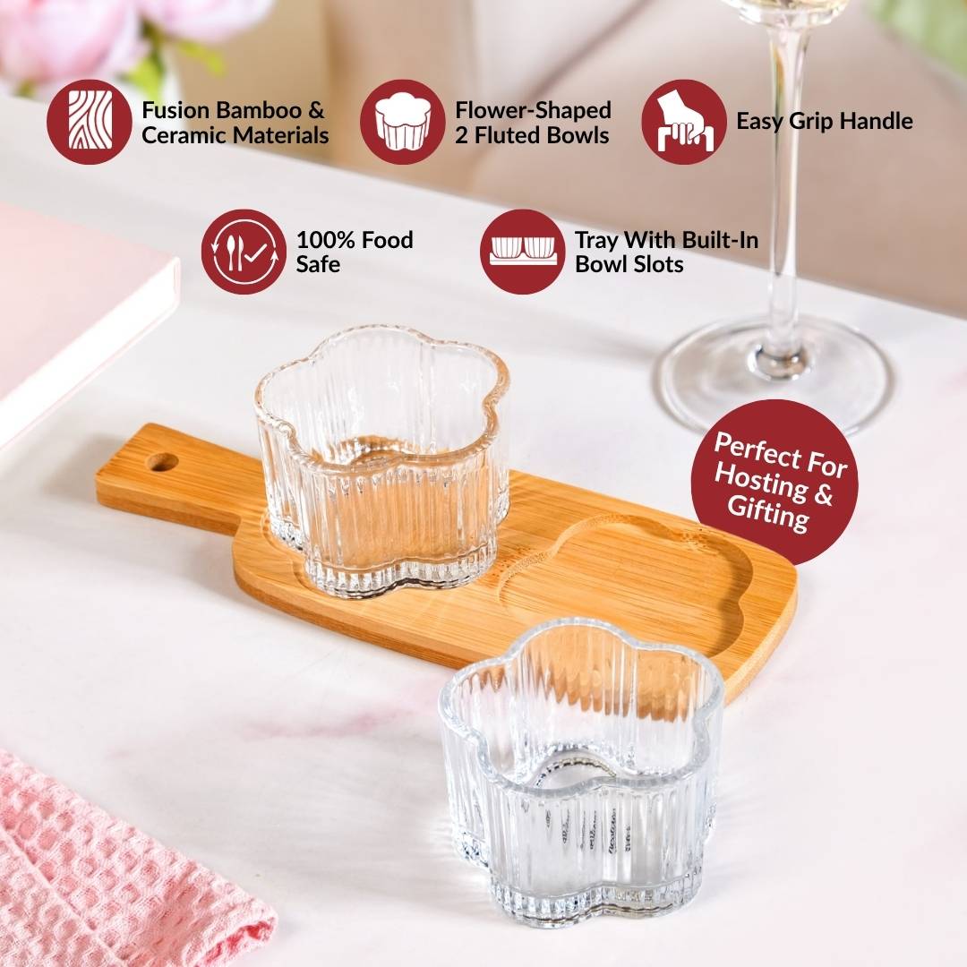 Petalia Platter Set Of 3 Nestasia