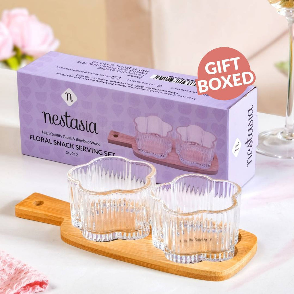 Petalia Platter Set Of 3 Nestasia