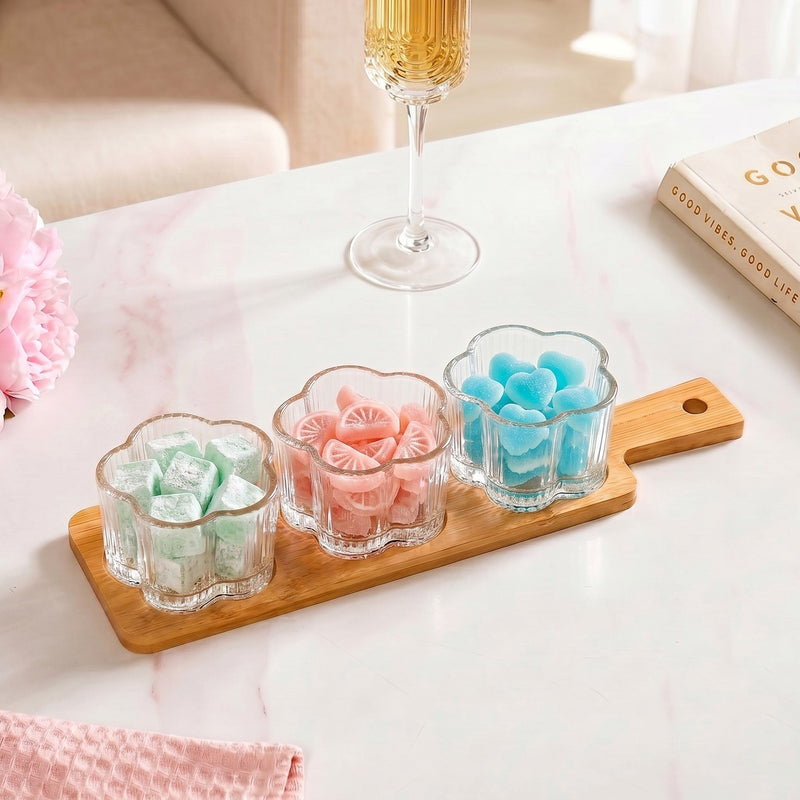 Petalia Platter Set Of 4 Nestasia