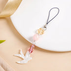 Rosy Dove Phone Charm Nestasia