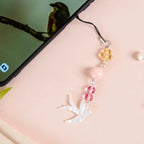 Rosy Dove Phone Charm Nestasia