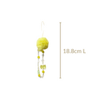 Little Miss Sunshine Phone Strap With Pom Pom Nestasia