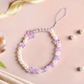 Butterfly Bliss And Pearl Hues Phone Charm Strap Nestasia