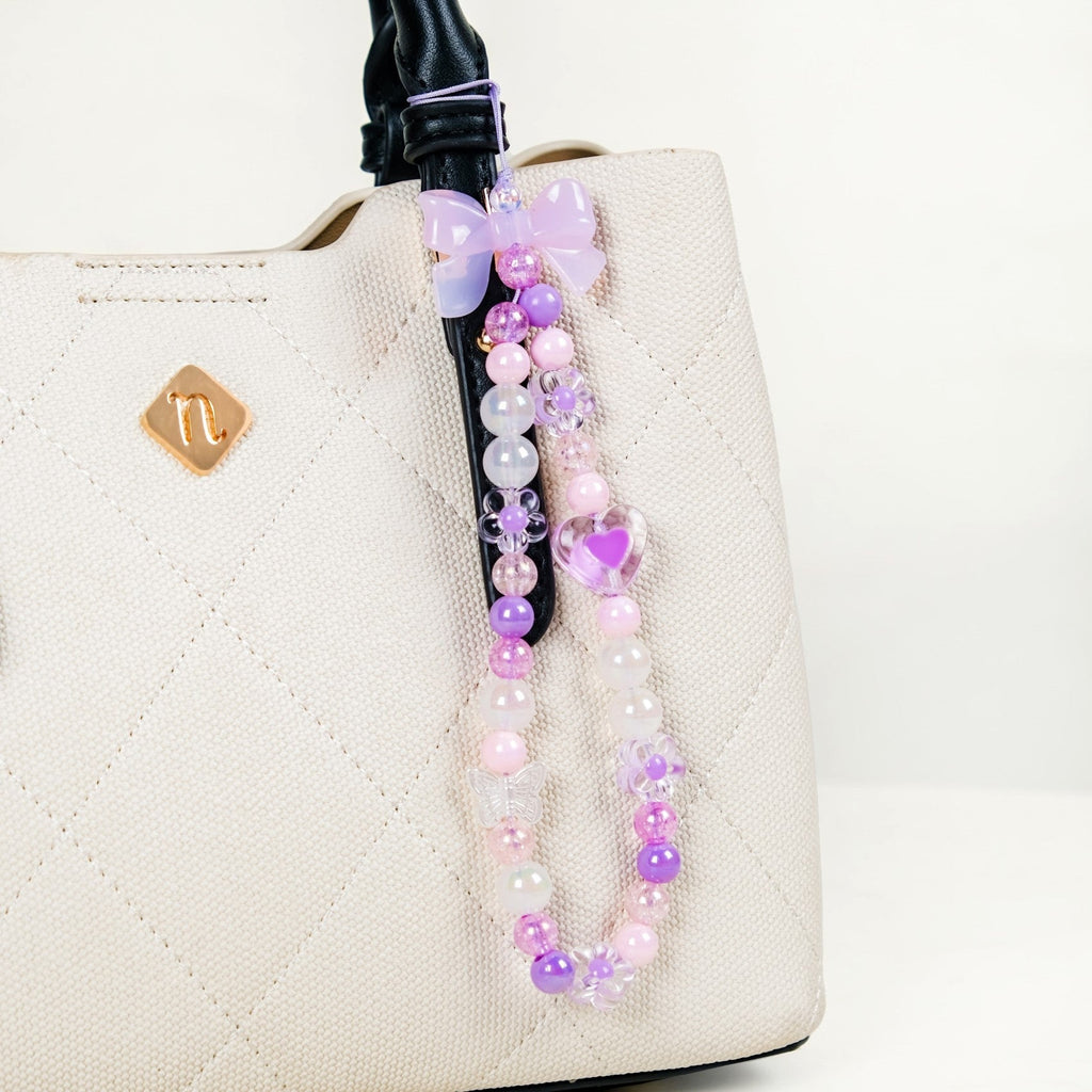 Lavender Blush Phone Charm Strap Nestasia