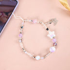 Purple Haze Phone Lanyard With Butterfly Charm Nestasia