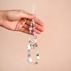 Purple Haze Phone Lanyard With Butterfly Charm Nestasia