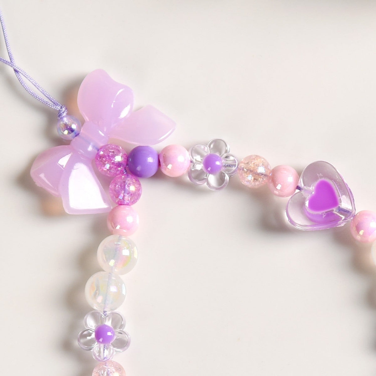 Lavender Blush Phone Charm Strap Nestasia