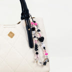 Punk Rock Phone Lanyard With Lock And Key Charms Nestasia