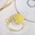 Little Miss Sunshine Phone Strap With Pom Pom Nestasia