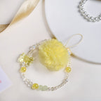 Little Miss Sunshine Phone Strap With Pom Pom Nestasia