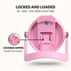 PickSip 40 Insulated Tumbler With Top Handle Blush Crush 1200ml Nestasia